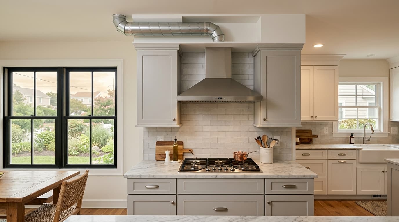 How to Plan a Kitchen Range Hood Vent in South Jersey